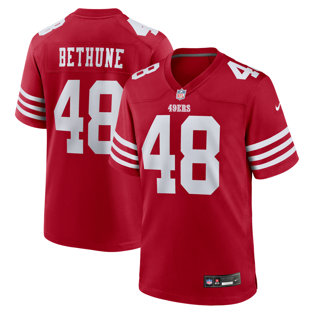 San Francisco 49ers Tatum Bethune Nike Game Jersey - Scarlet