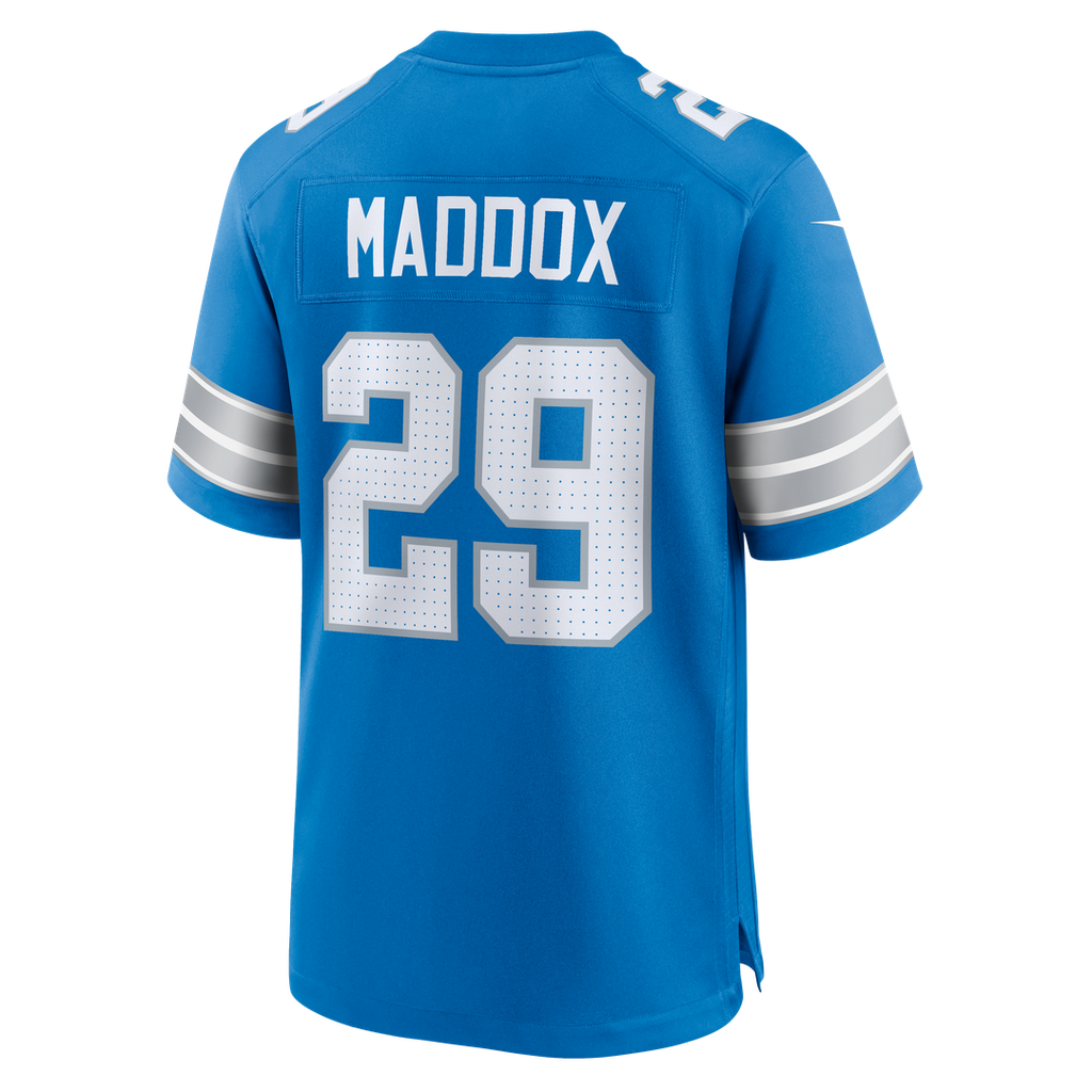 Detroit Lions Avonte Maddox Nike Team Game Jersey - Blue