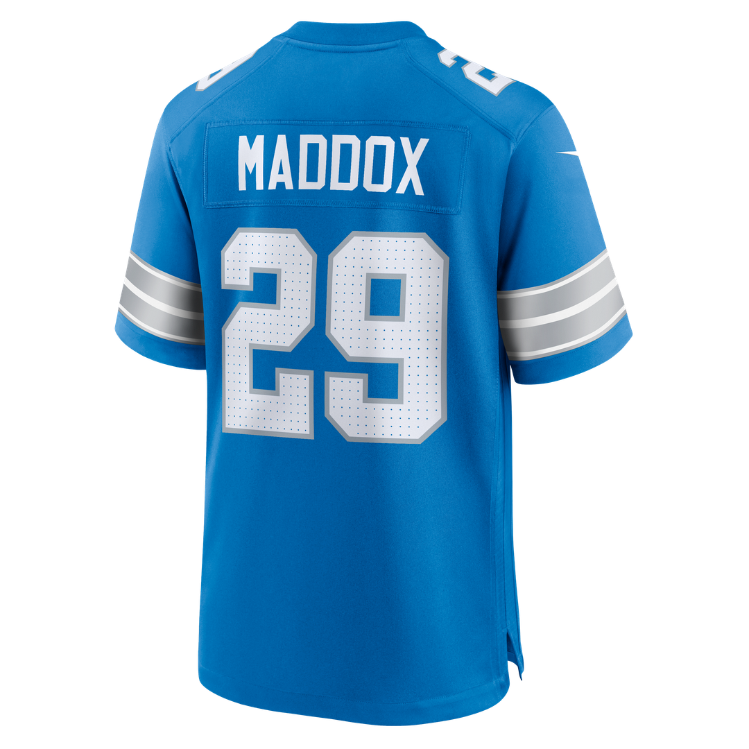 Detroit Lions Avonte Maddox Nike Team Game Jersey - Blue