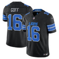 Detroit Lions Jared Goff Nike Alternate Vapor F.U.S.E. Stitched Limited Jersey - Black