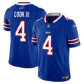 Buffalo Bills James Cook III Nike Team Vapor F.U.S.E. Stitched Limited Jersey - Royal
