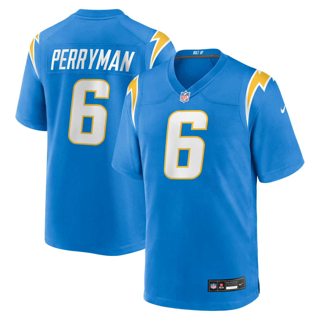 Los Angeles Chargers Denzel Perryman Nike Team Game Jersey - Powder Blue