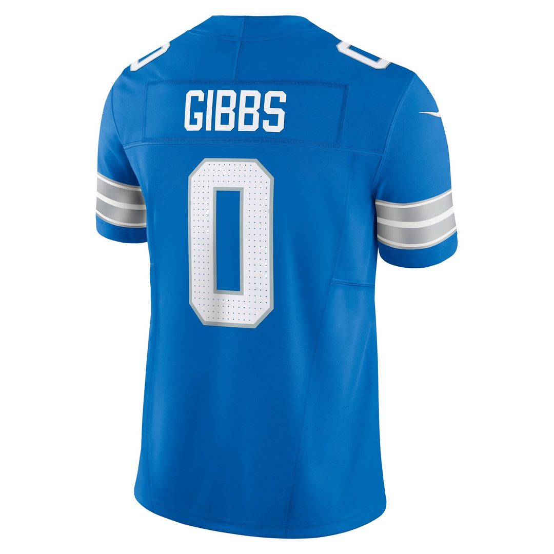 Detroit Lions Jahmyr Gibbs Nike 2nd Alternate Vapor F.U.S.E. Limited Jersey - Black