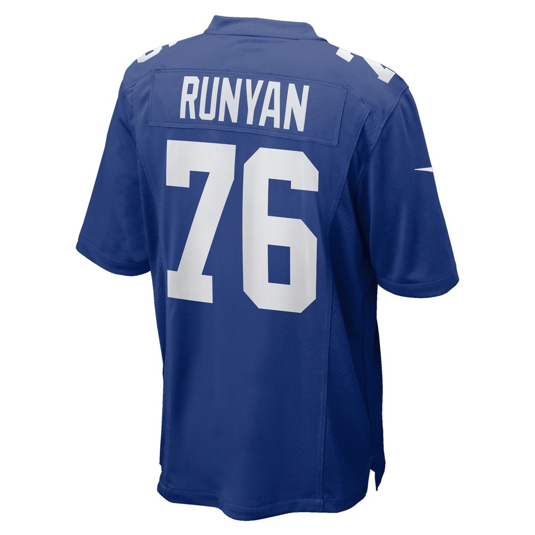 New York Giants Jon Runyan Nike Team Game Jersey - Royal