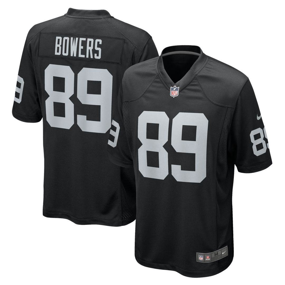 Las Vegas Raiders Brock Bowers Nike Player Game Jersey - Black