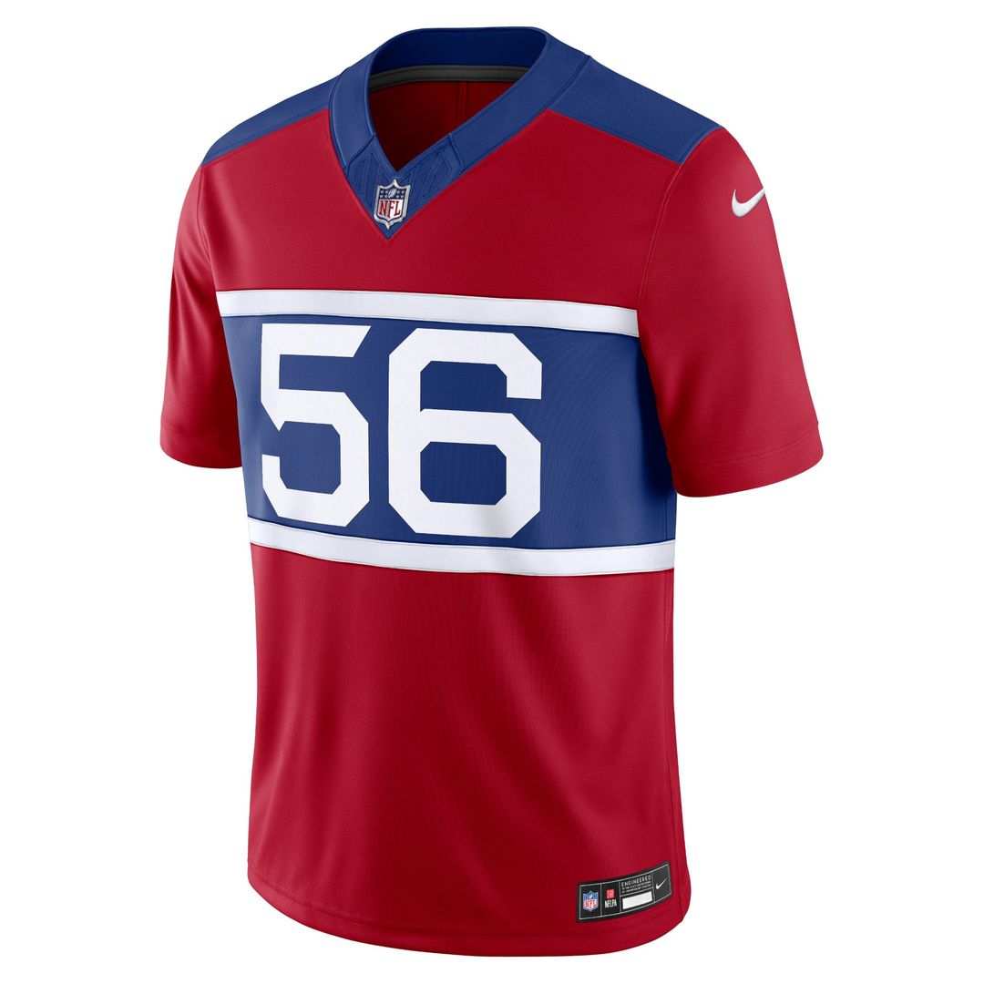 New York Giants Lawrence Taylor Nike Alternate Vapor F.U.S.E. Retired Player Limited Jersey - Century Red