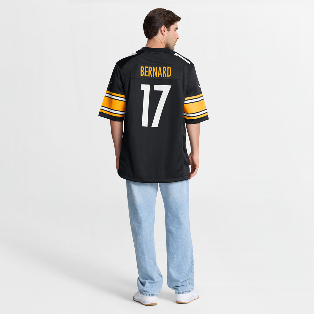Pittsburgh Steelers Germie Bernard Nike Game Jersey - Black