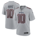 New England Patriots Drake Maye Nike Atmosphere Fashion Game Jersey - Gray