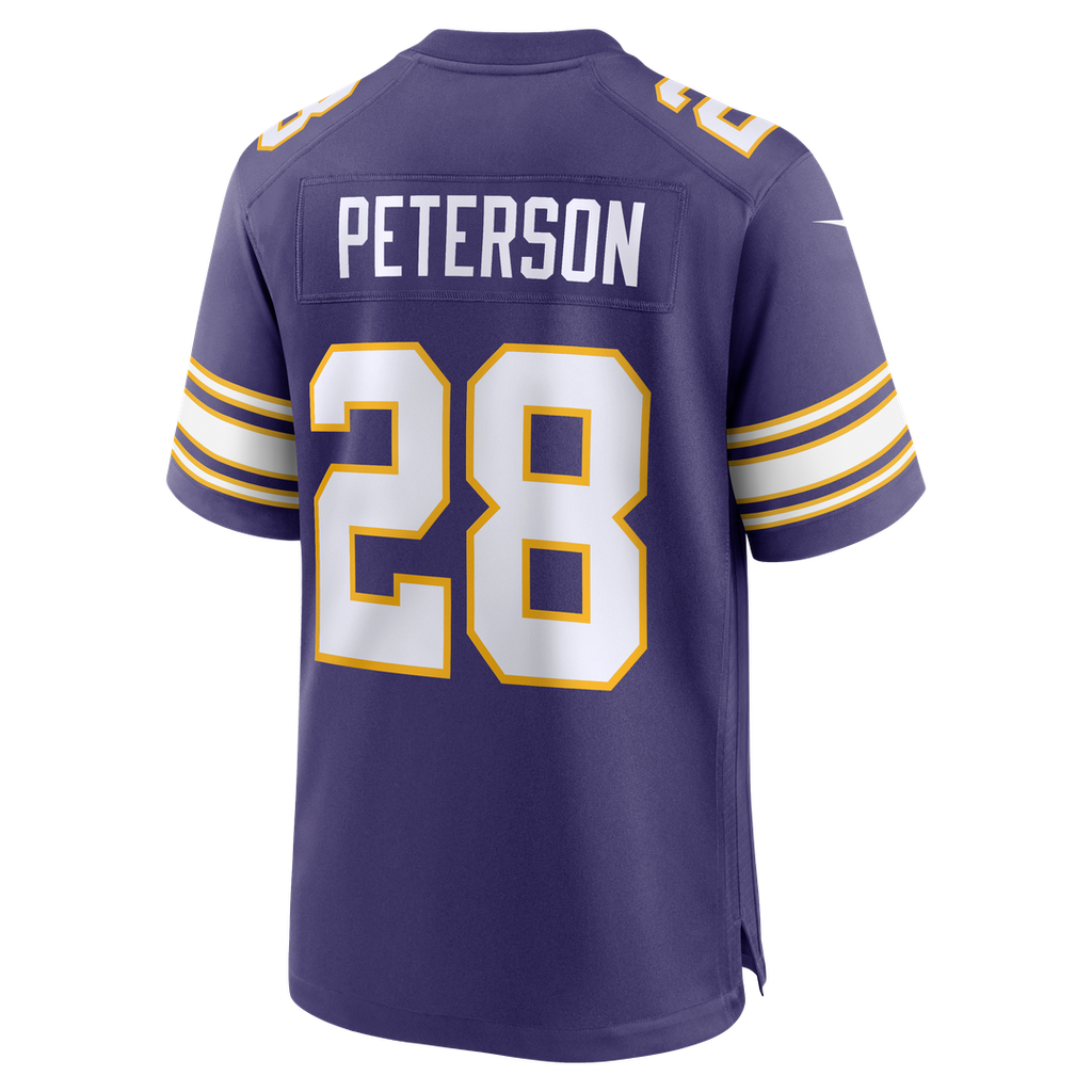 Minnesota Vikings Adrian Peterson Nike Alternate 2 Classic Retired Game Jersey - Purple