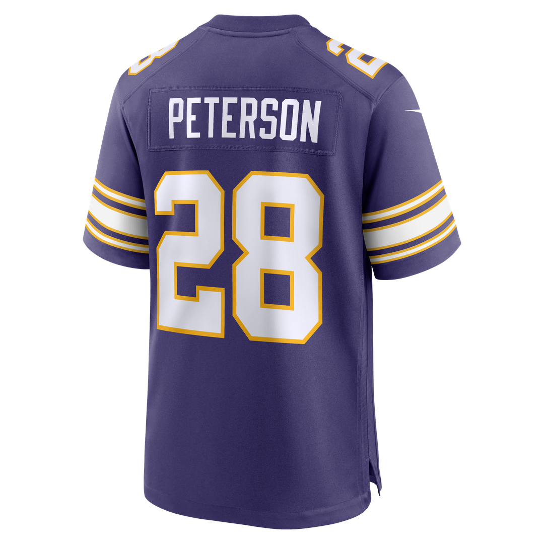 Minnesota Vikings Adrian Peterson Nike Alternate 2 Classic Retired Game Jersey - Purple