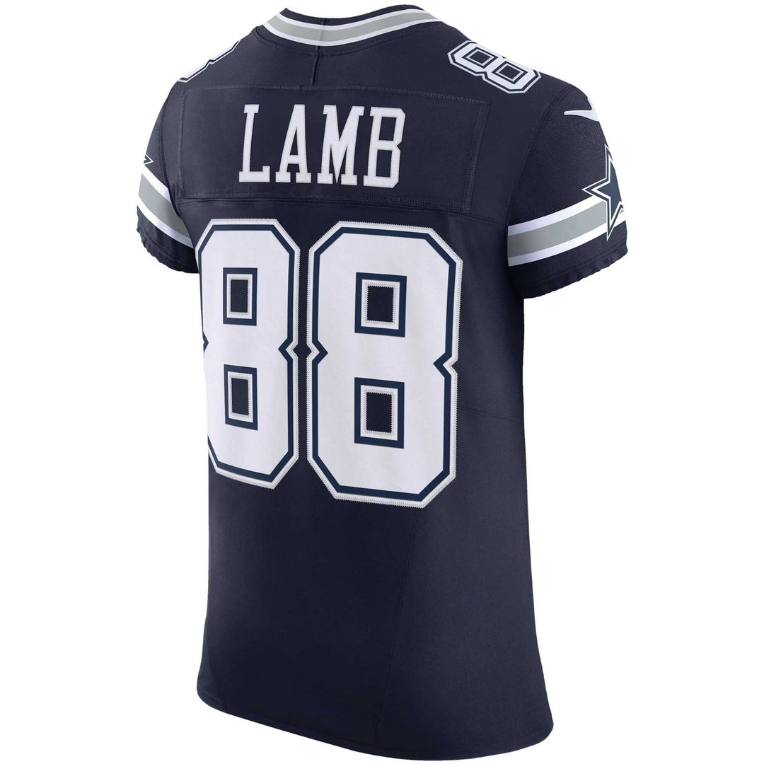 Dallas Cowboys CeeDee Lamb Nike Team Vapor F.U.S.E. Elite Jersey - Navy