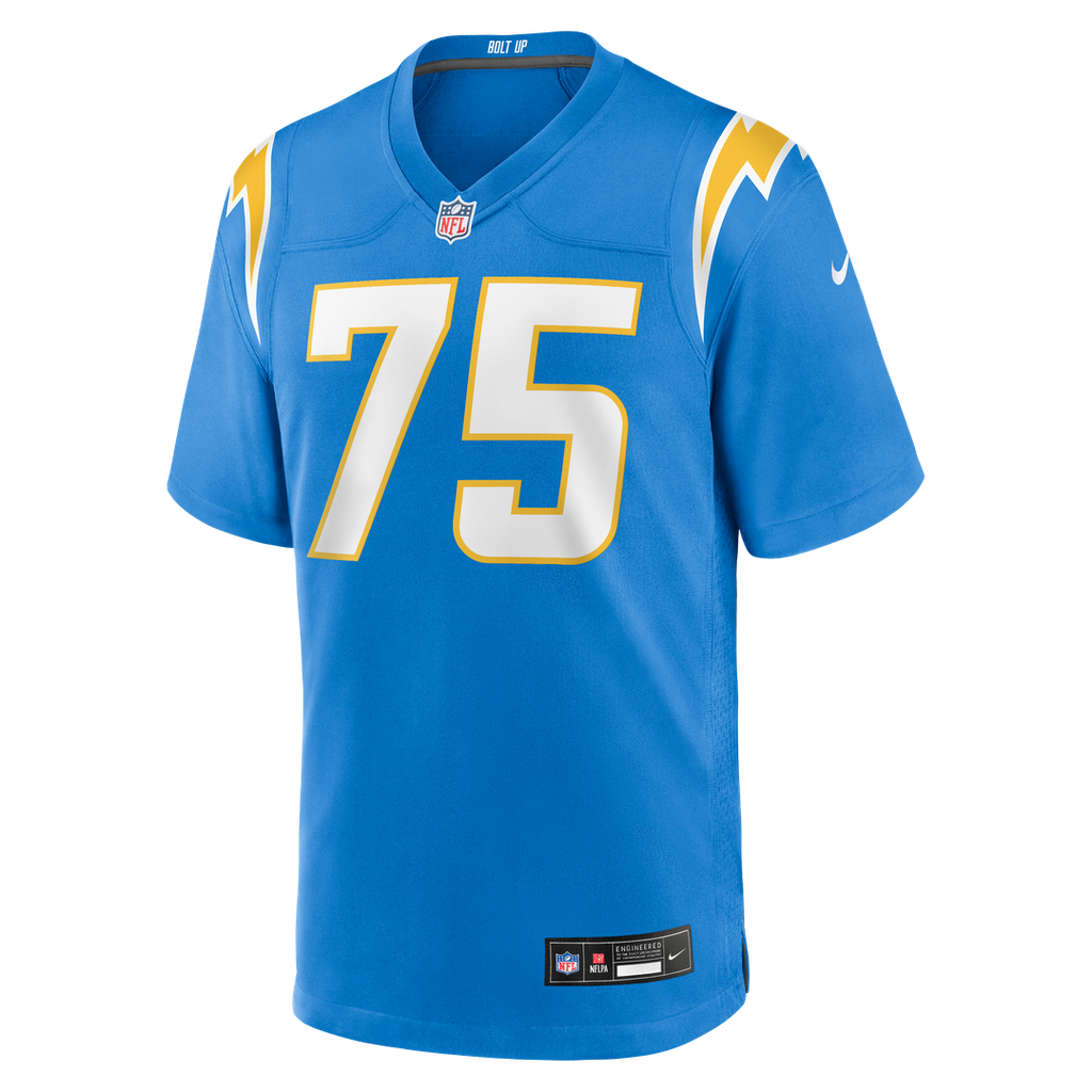 Los Angeles Chargers Bradley Bozeman Nike Game Jersey - Powder Blue