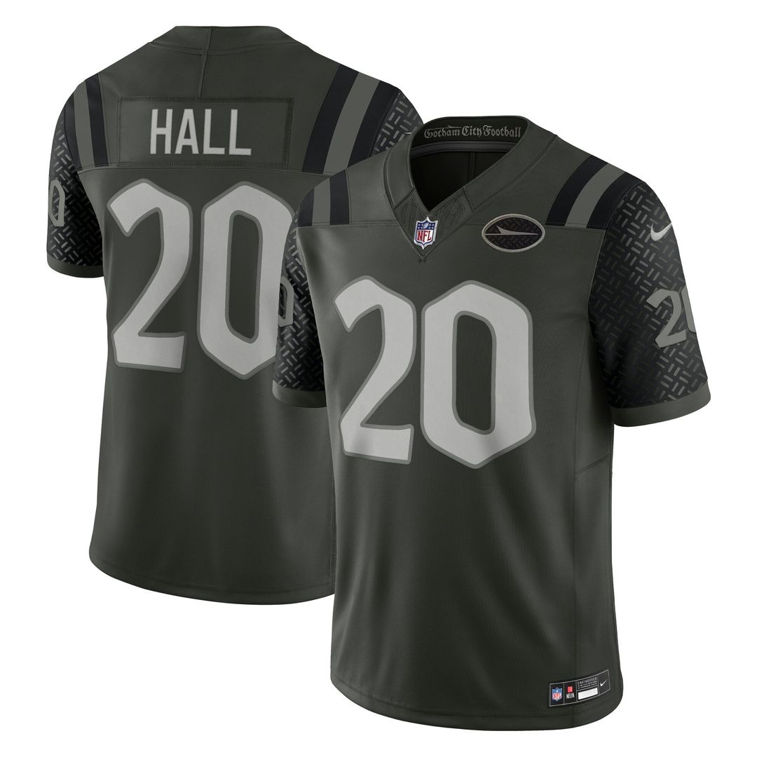 New York Jets Breece Hall Nike Rivalries Collection Stitched Limited Jersey - Green