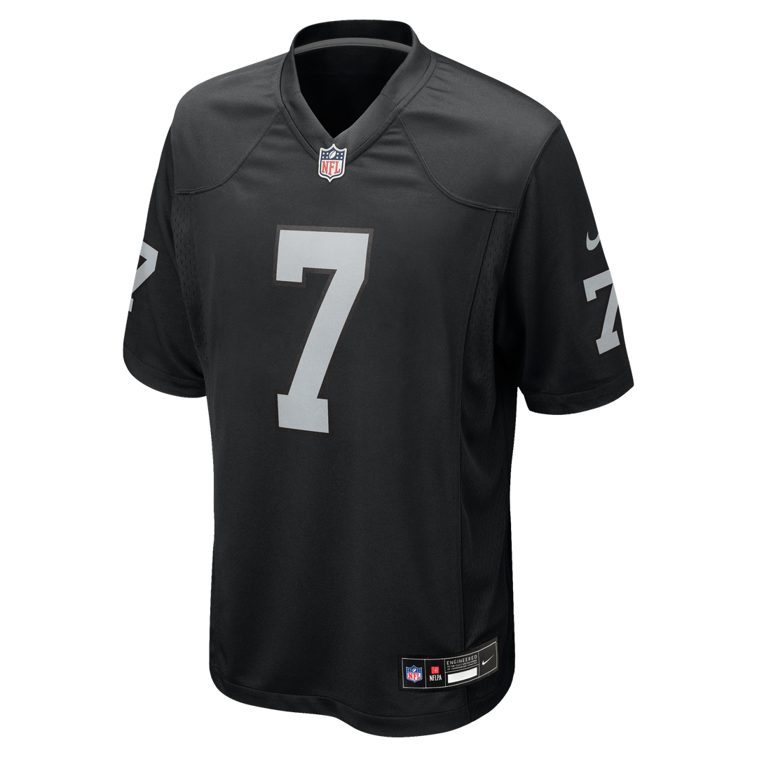 Las Vegas Raiders Quay Walker Nike Team Game Jersey - Black