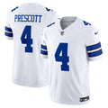 Dallas Cowboys Dak Prescott Nike Vapor F.U.S.E. Limited Jersey - White