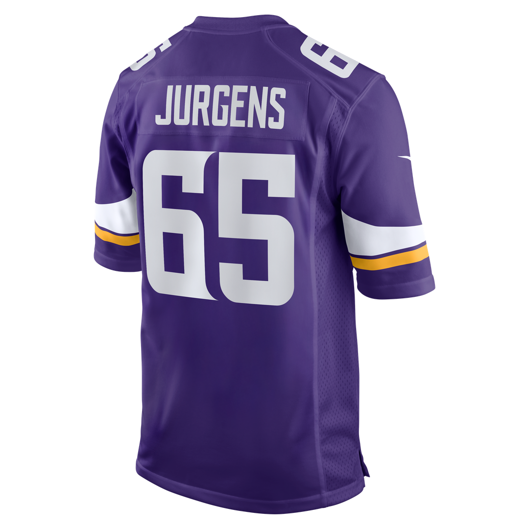 Minnesota Vikings Michael Jurgens Nike Game Jersey - Purple