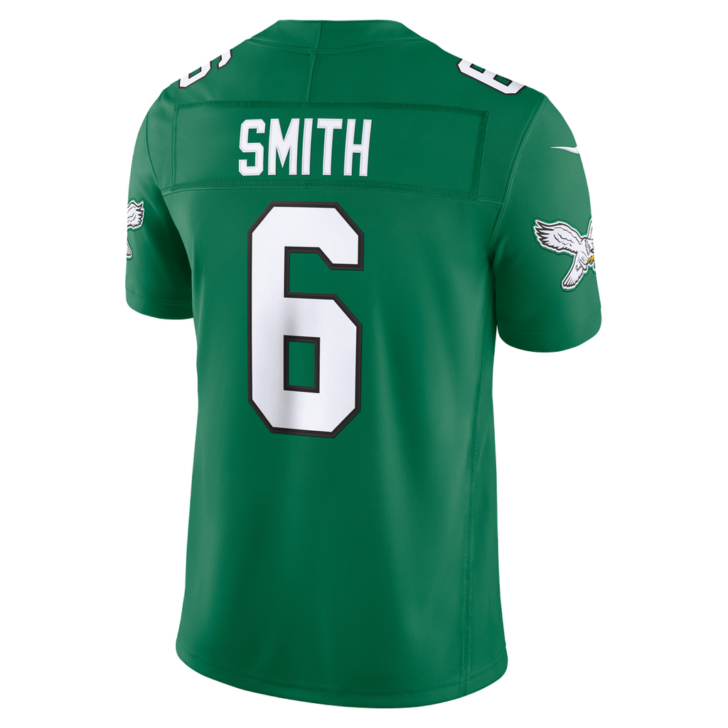 Philadelphia Eagles DeVonta Smith Nike Alternate Vapor F.U.S.E. Stitched Limited Jersey - Kelly Green