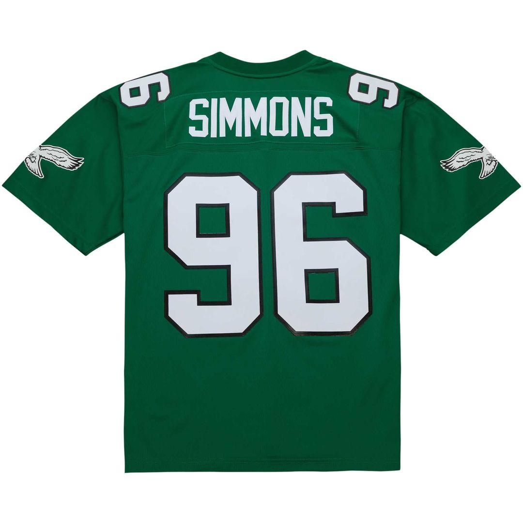Philadelphia Eagles Clyde Simmons Mitchell & Ness Legacy Replica Jersey - Kelly Green