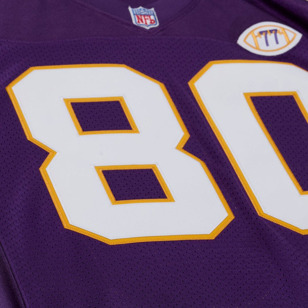 Minnesota Vikings Cris Carter Mitchell & Ness 2001 Authentic Throwback Jersey - Purple