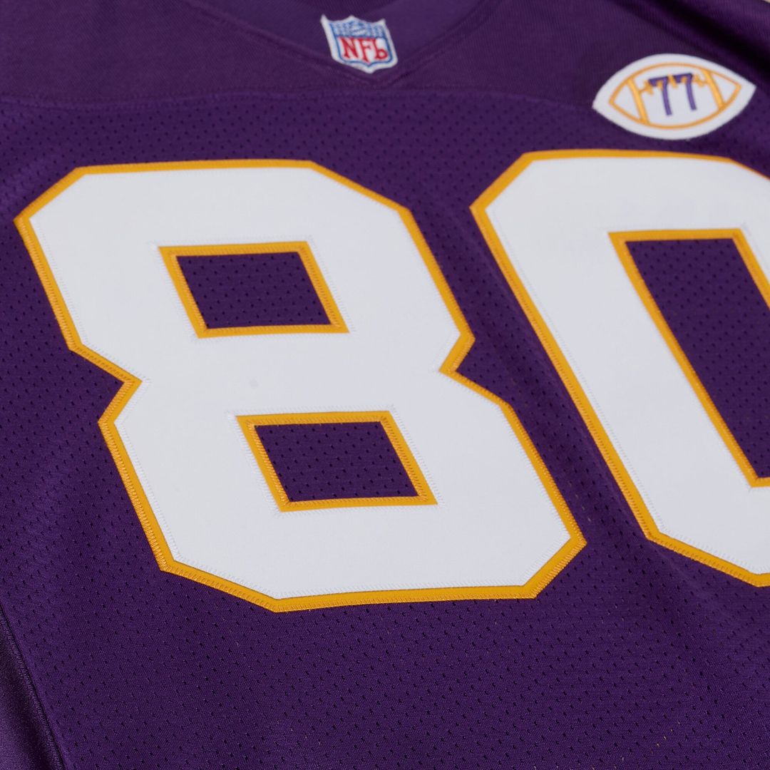 Minnesota Vikings Cris Carter Mitchell & Ness 2001 Authentic Throwback Jersey - Purple