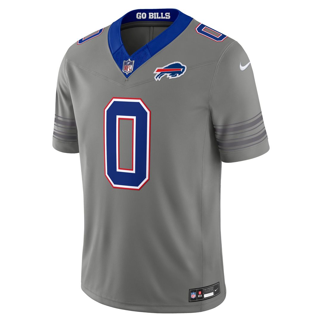 Buffalo Bills Keon Coleman Nike Nickel City Vapor F.U.S.E. Stitched Limited Jersey - Gray