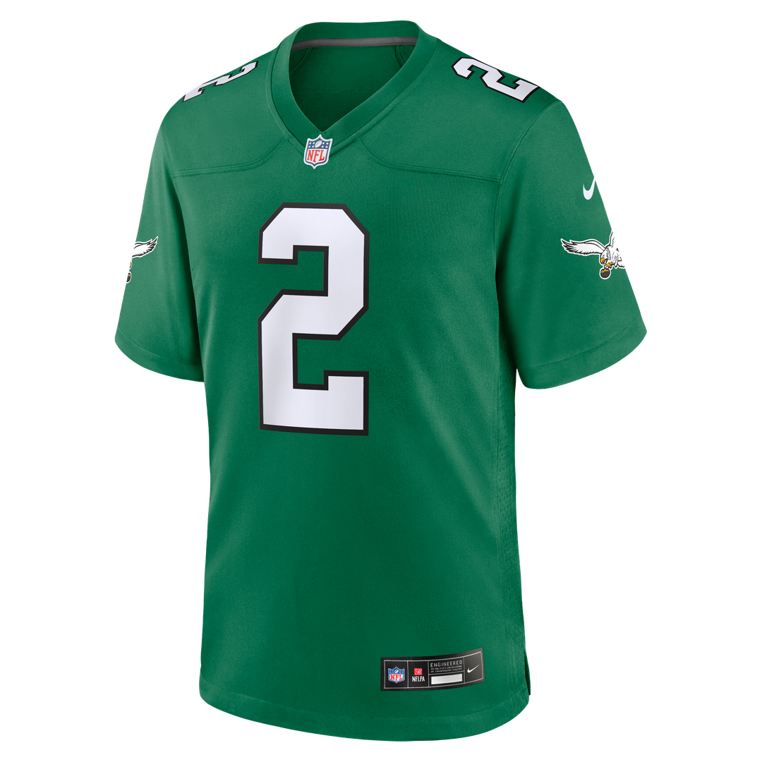 Philadelphia Eagles Tariq Woolen Nike Alternate Game Jersey - Kelly Green