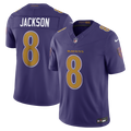 Baltimore Ravens Lamar Jackson Nike Alternate Vapor F.U.S.E. Stitched Limited Jersey - Purple
