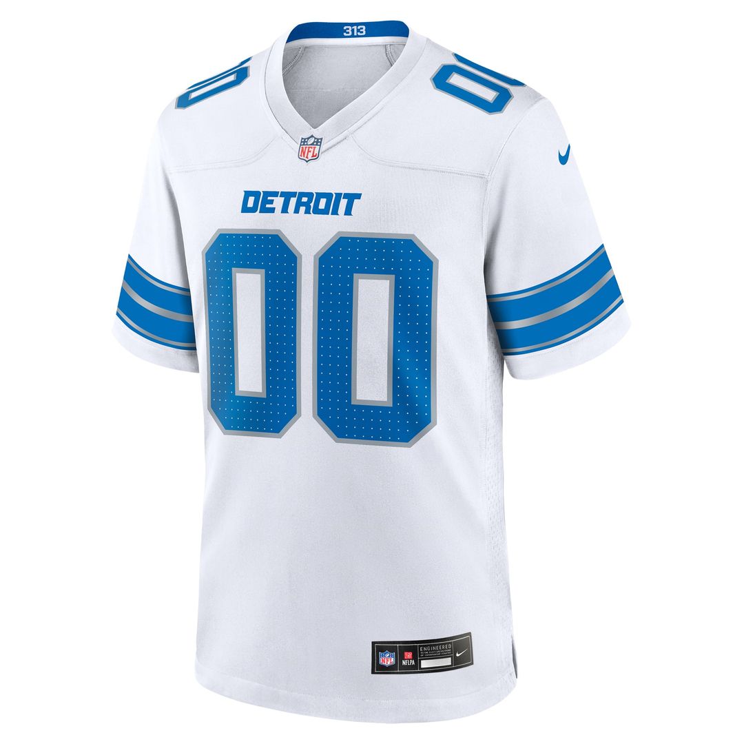 Detroit Lions Nike Alternate Custom Game Jersey - Black