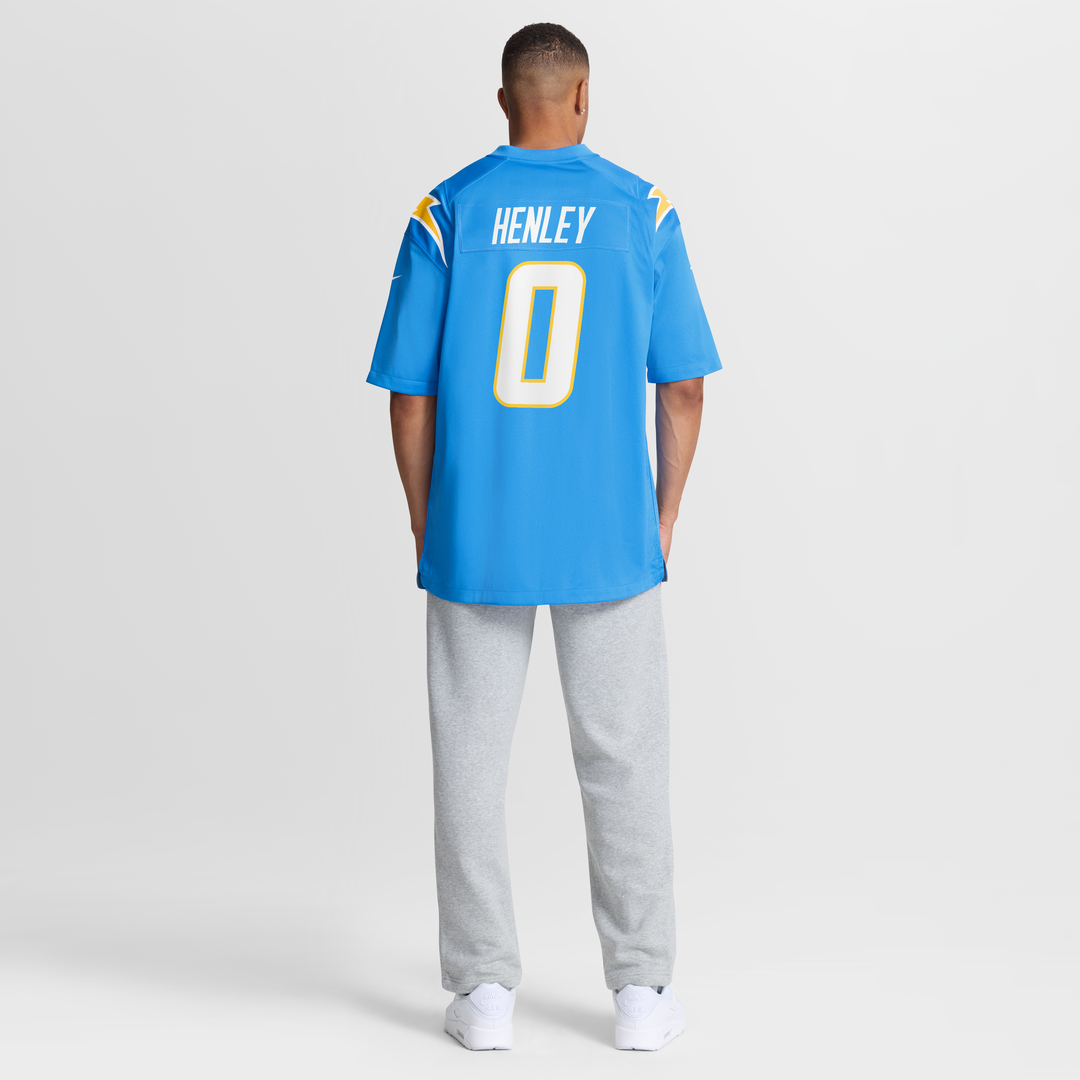 Los Angeles Chargers Daiyan Henley Nike Team Game Jersey - Powder Blue