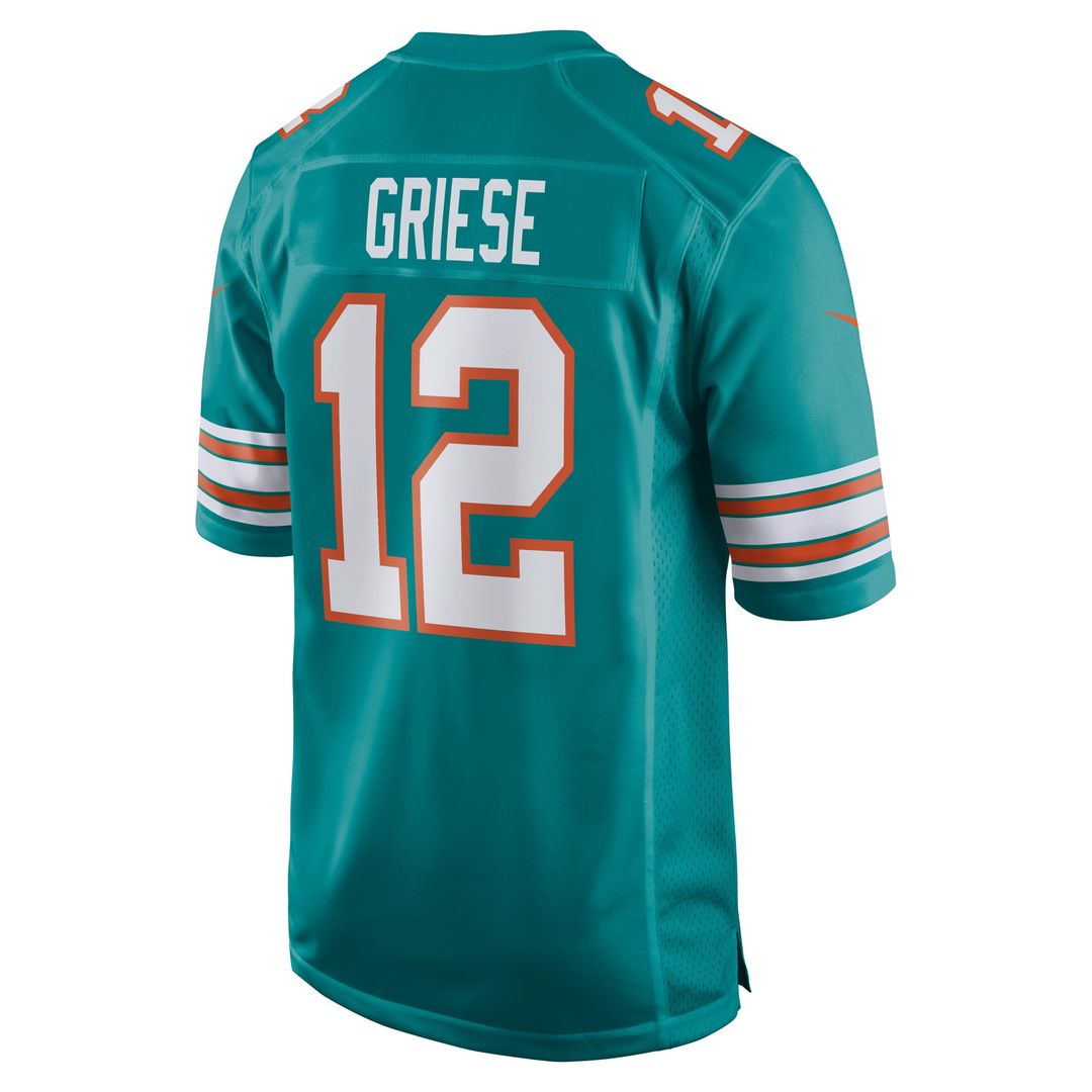 Miami Dolphins Bob Griese Nike Retired Player Jersey - Aqua