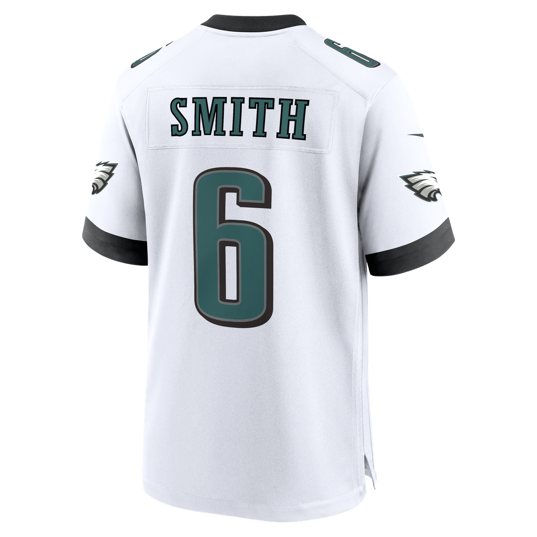 Philadelphia Eagles DeVonta Smith Nike Game Jersey - White