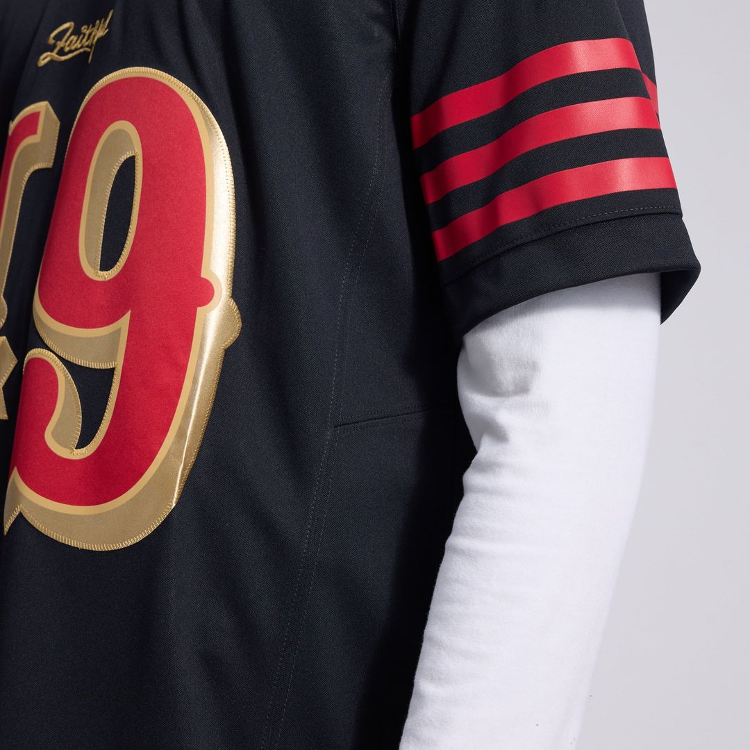San Francisco 49ers The Faithful Nike Rivalries Collection Stitched Limited Jersey - Black