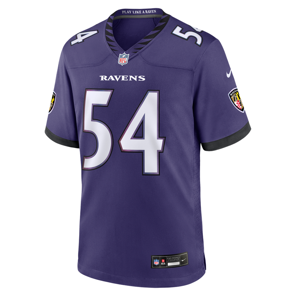 Baltimore Ravens Jovaughn Gwyn Nike Team Game Jersey - Purple