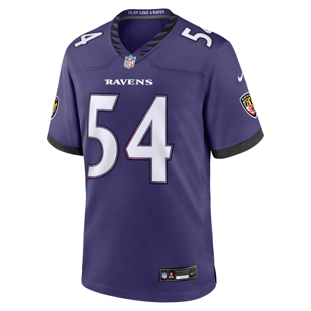 Baltimore Ravens Jovaughn Gwyn Nike Team Game Jersey - Purple