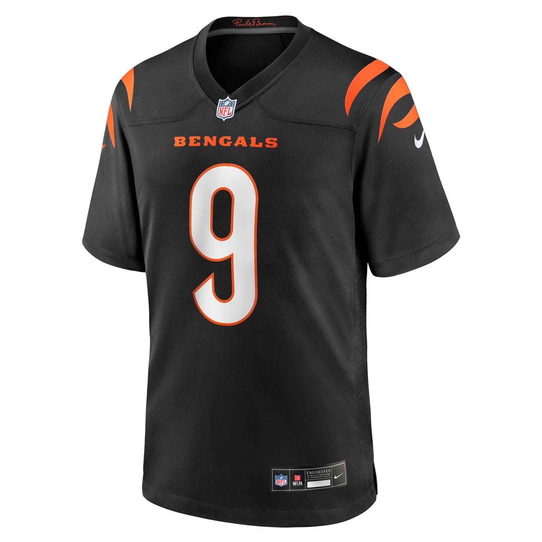 Cincinnati Bengals Joe Burrow Nike Player Game Jersey - Black