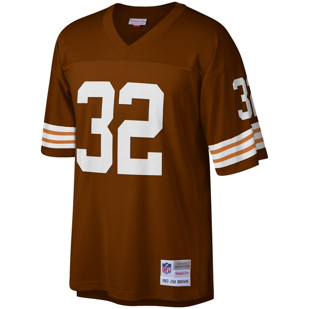 Cleveland Browns Jim Brown Mitchell & Ness Legacy Replica Jersey - Brown
