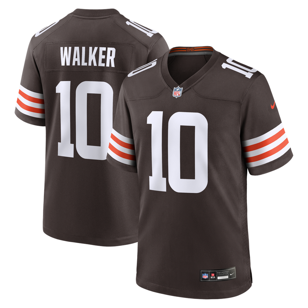 Cleveland Browns Phillip Walker Nike Team Game Jersey - Brown