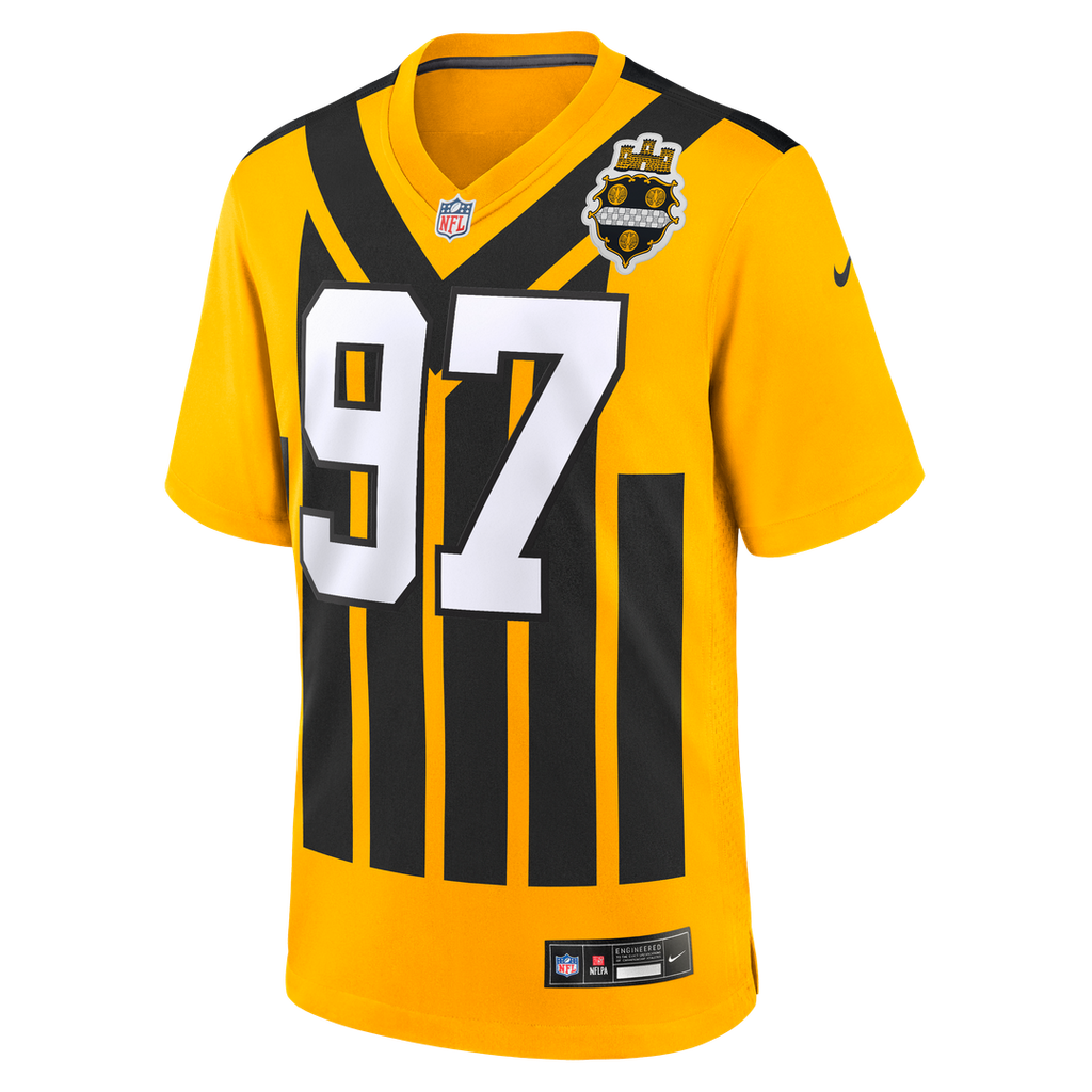 Pittsburgh Steelers Cameron Heyward Nike Alternate 1933 Throwback Game Jersey - Gold