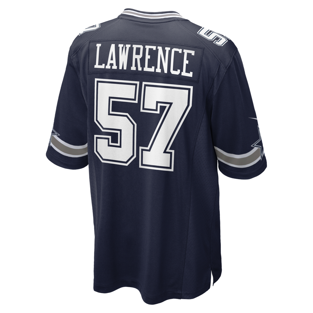Dallas Cowboys Malachi Lawrence Nike Team Game Jersey - Navy