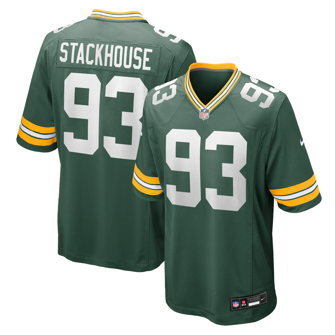 Green Bay Packers Nazir Stackhouse Nike Team Game Jersey - Green