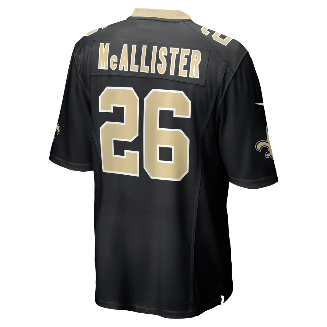 New Orleans Saints Deuce McAllister Nike Game Retired Player Jersey - Black