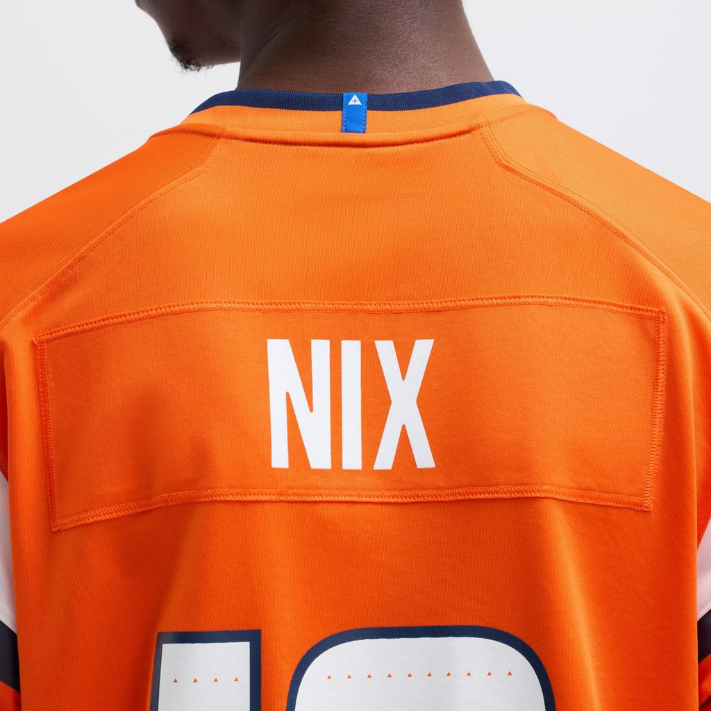 Denver Broncos Bo Nix Nike Alternate Game Jersey - Navy