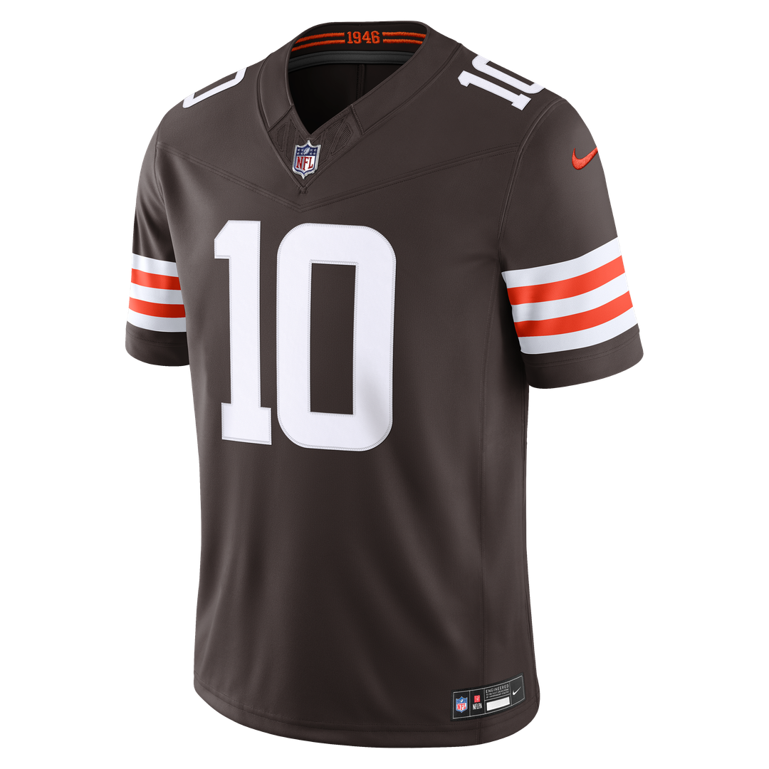 Cleveland Browns Quinshon Judkins Nike Team Vapor F.U.S.E. Stitched Limited Jersey - Brown