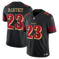 San Francisco 49ers Christian McCaffrey Nike Rivalries Collection Stitched Limited Jersey - Black