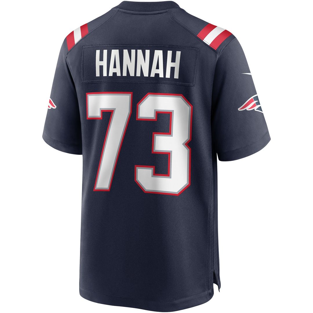New England Patriots John Hannah Nike Game Retired Player Jersey - Navy