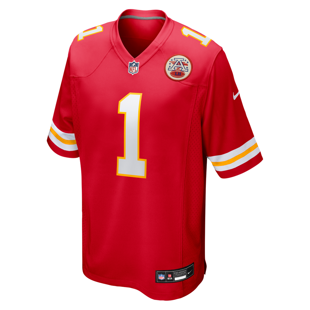 Kansas City Chiefs Xavier Worthy Nike Player Game Jersey - Red