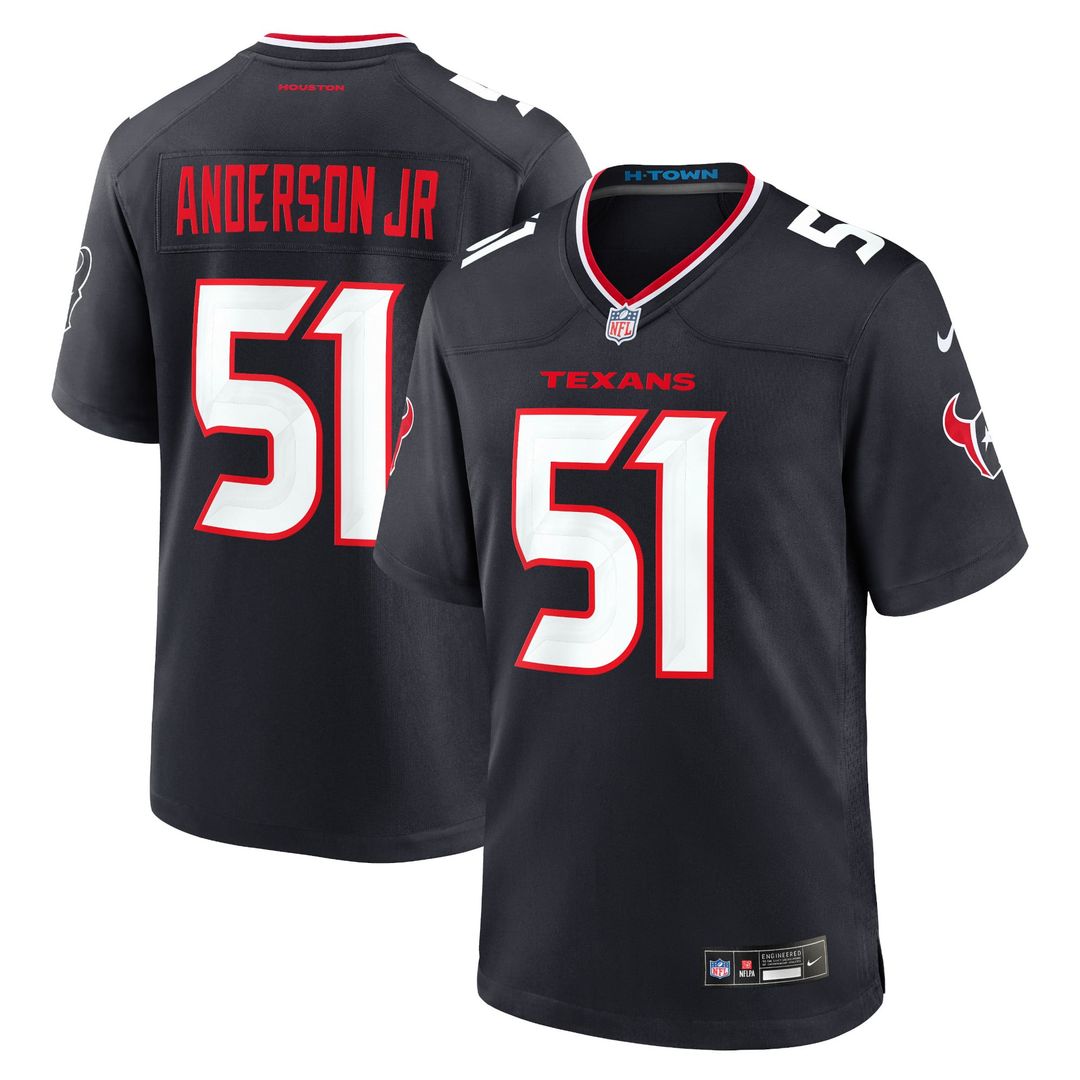 Houston Texans Will Anderson Jr. Nike Game Jersey - Navy