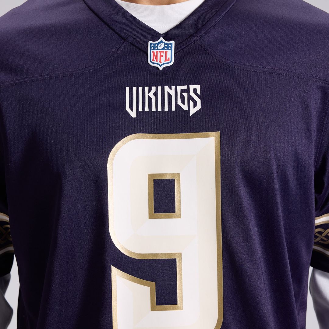 Minnesota Vikings J.J McCarthy Nike 2026 Rivalries Collection Game Jersey - Purple