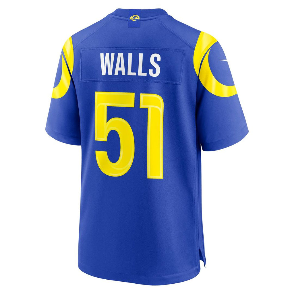 Los Angeles Rams Eddie Walls III Nike Game Jersey - Royal