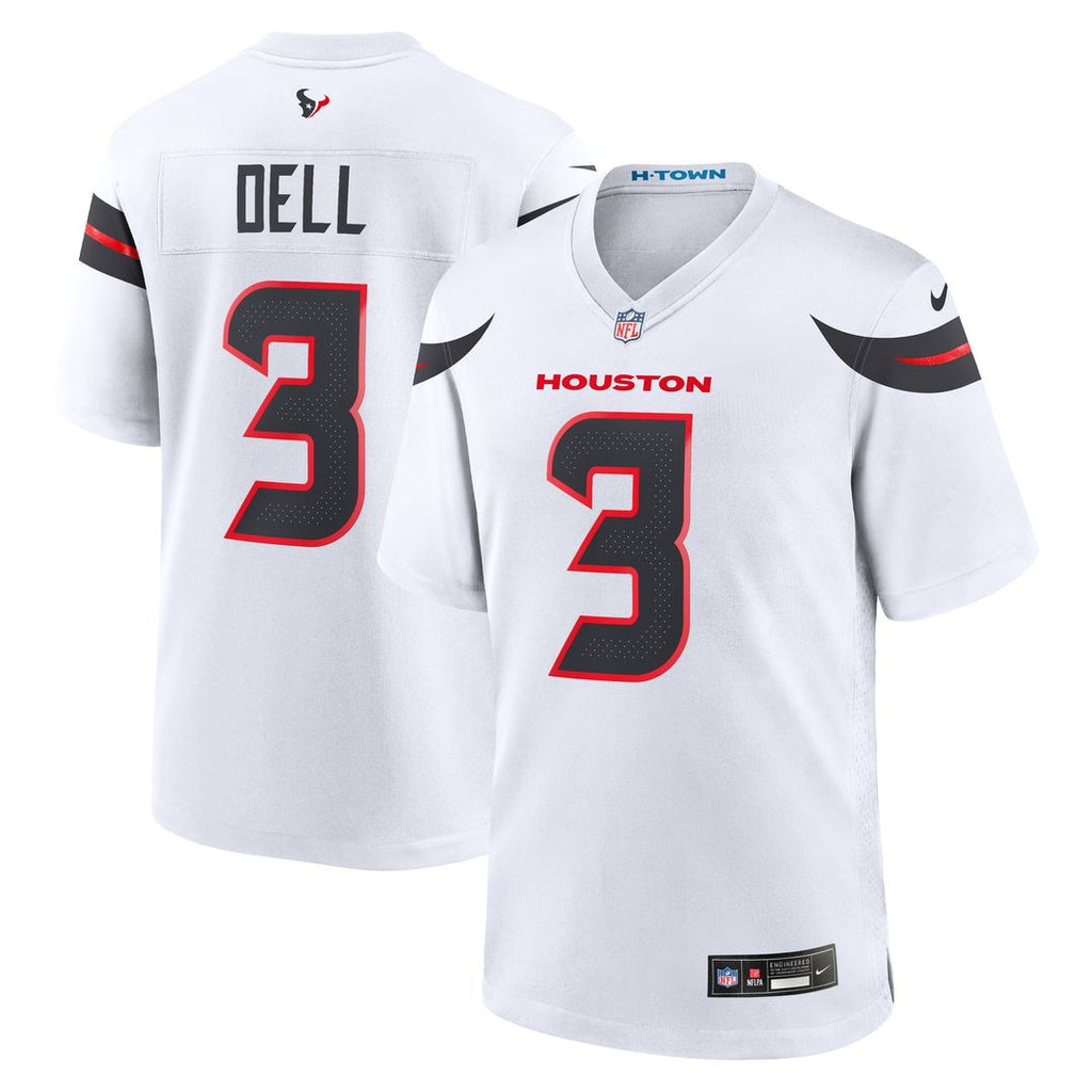 Houston Texans Tank Dell Nike Alternate Game Jersey - Red